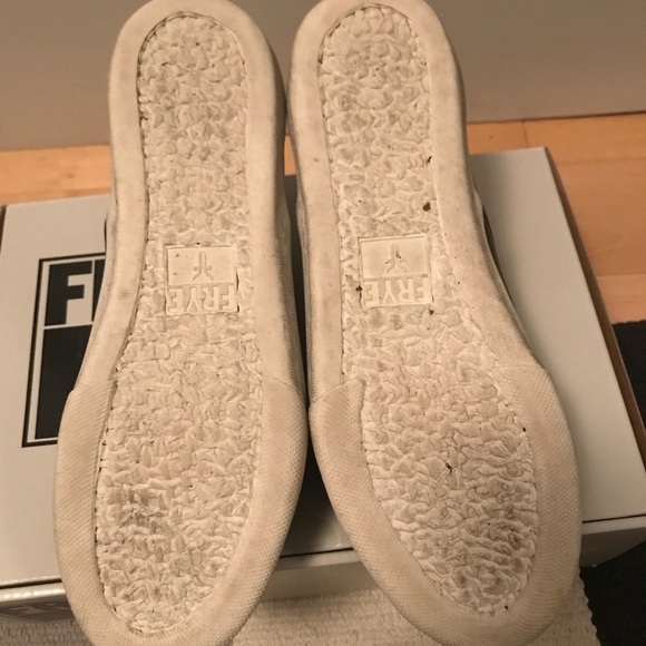 Frye Mindy Slip On Black Leather Size 6 - Picture 6 of 7